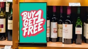 Increase your liquor store sales with special in-store offers like buy one, get one free!