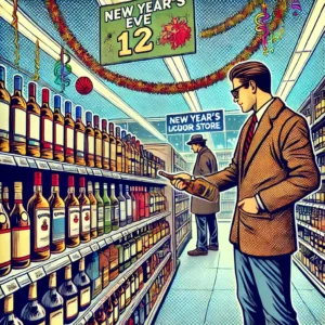 On New Year's Eve, wine and liquor stores have their biggest sales day.